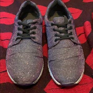 Glittery sneakers